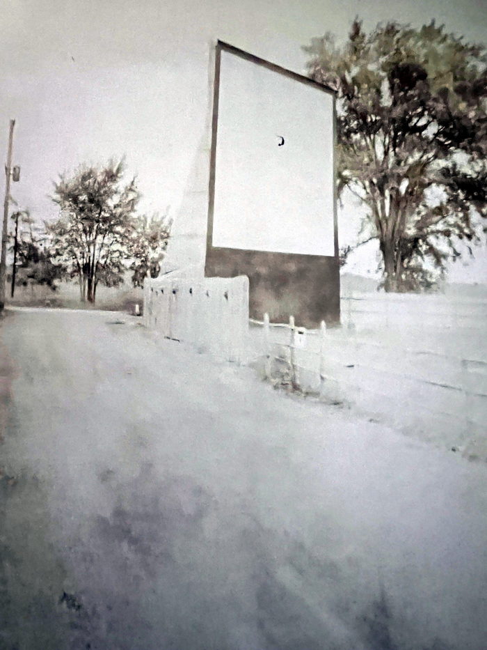 Coldwater Drive-In Theatre - Coldwater Drive-In Left Oblique Screen View Al Johnson 1949 